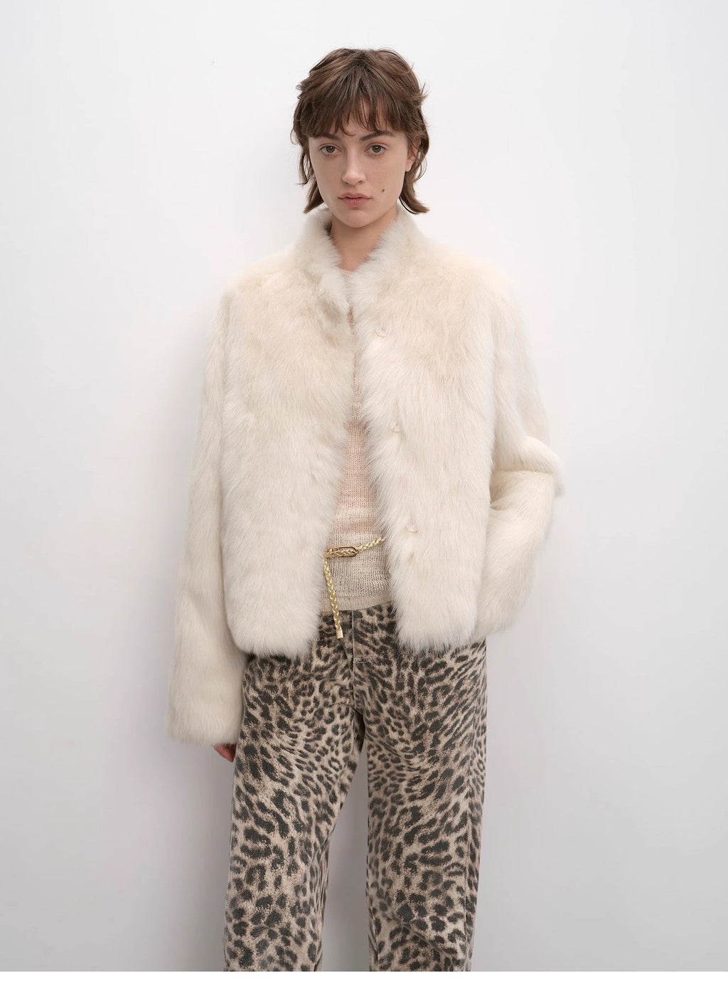 "Healing Eros"Tuscany sheepskin fur coat winter