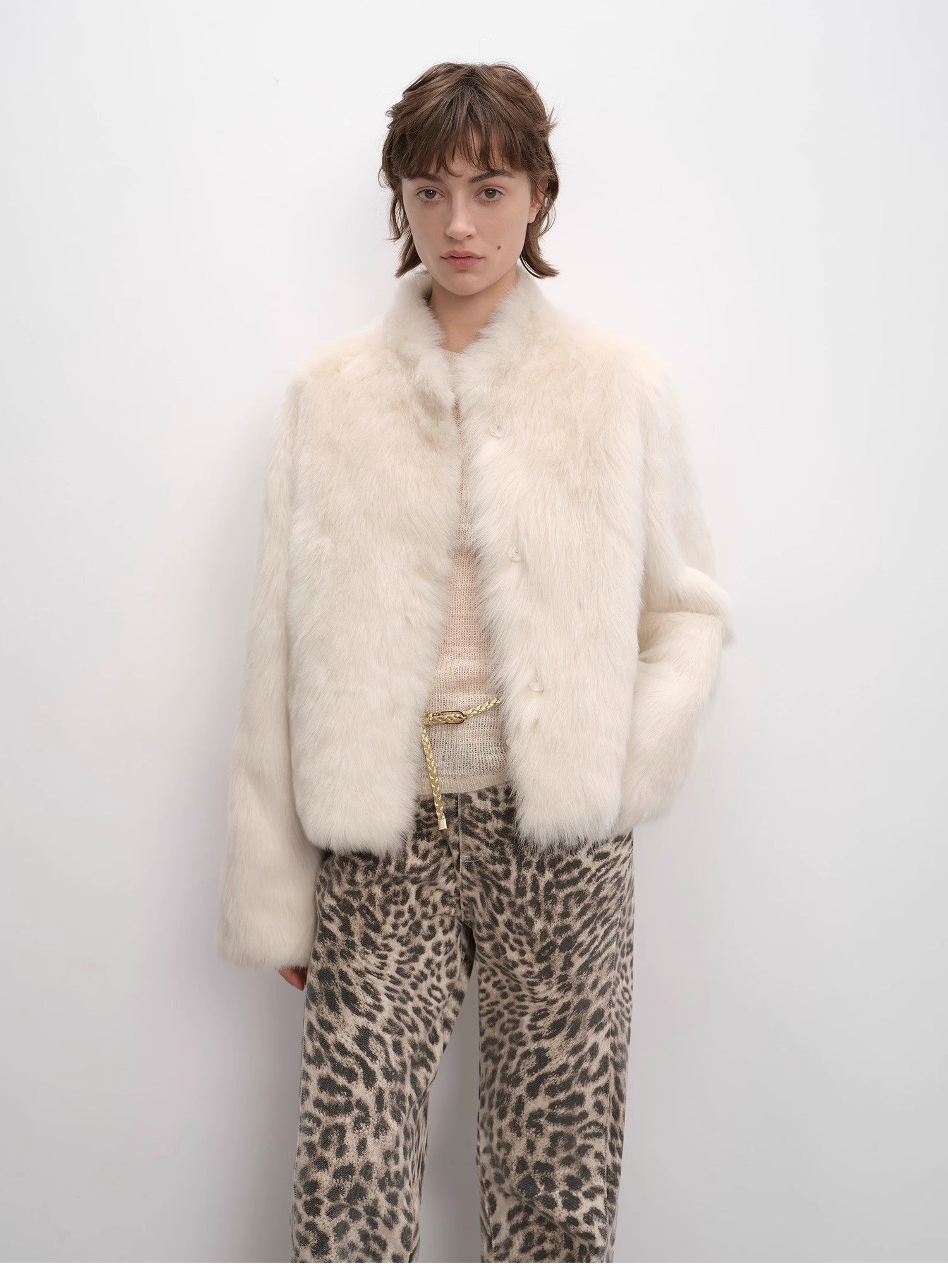 "Healing Eros"Tuscany sheepskin fur coat winter