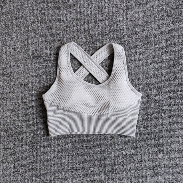 High Waist Leggings+Sport Bra Women Seamless Yoga Set Fitness Clothing  Gym Suits Workout Clothes Woman Jogging Sportwear-5