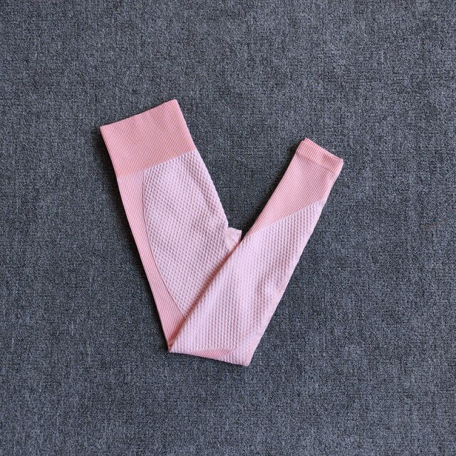 High Waist Leggings+Sport Bra Women Seamless Yoga Set Fitness Clothing  Gym Suits Workout Clothes Woman Jogging Sportwear-14