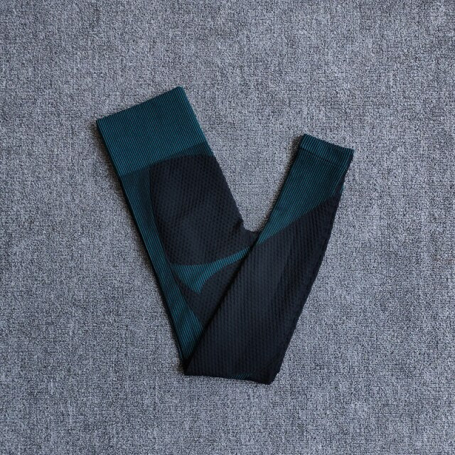 High Waist Leggings+Sport Bra Women Seamless Yoga Set Fitness Clothing  Gym Suits Workout Clothes Woman Jogging Sportwear-2